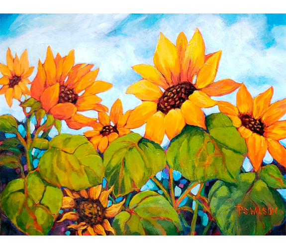 "Sunflower Summer" - Peggy Wilson